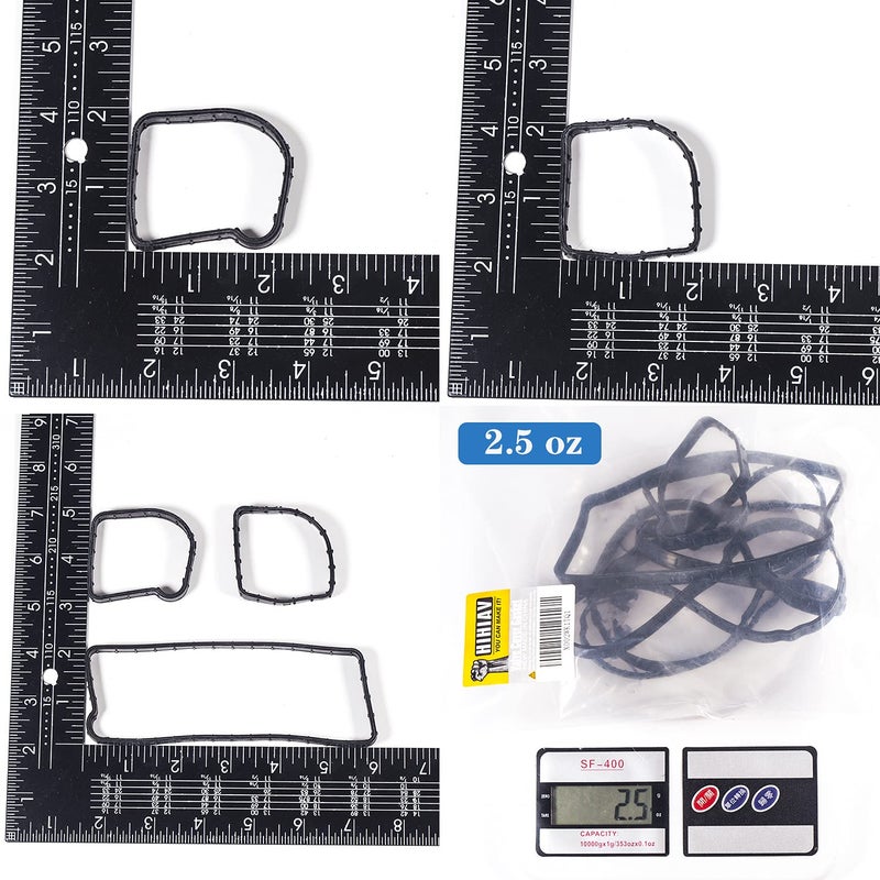 HIHIAV حشية غطاء صمام المحرك VS50639R1 متوافقة مع 2005-2019 Ford Escape Focus Fusion Ranger Transit 2004-2013 Mazda 3 5 6 B2300 CX-7 MX-5 Tribute 2005-2011 Mercury Mariner Milan L4 2.0L 2.3L 2.5L - Image 5